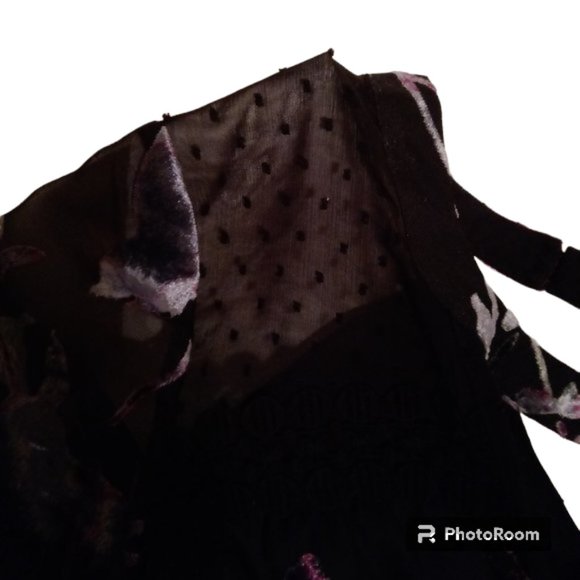 Danielrainn long sleeved glamorous blouse sz S - Picture 13 of 13